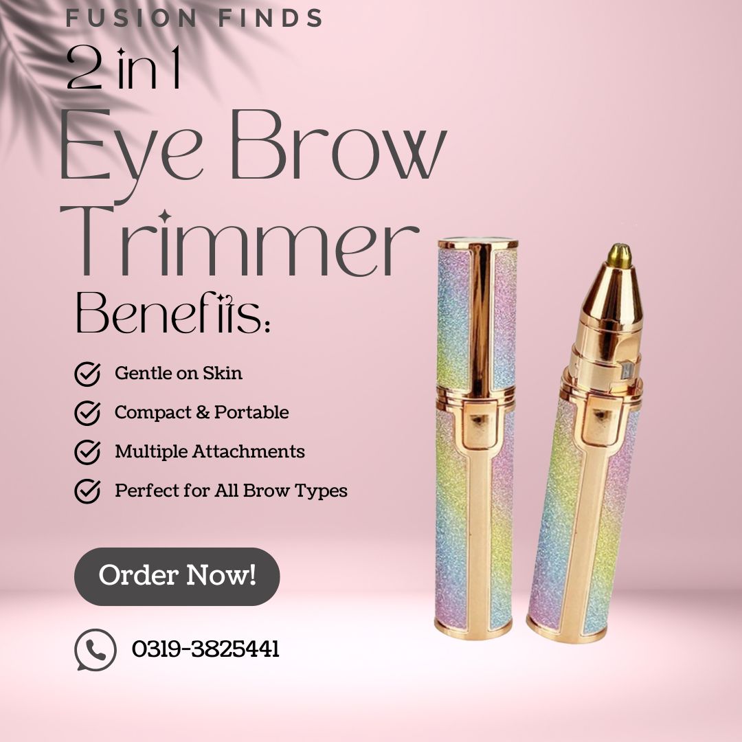 2 in 1 Eye Brow Trimmer